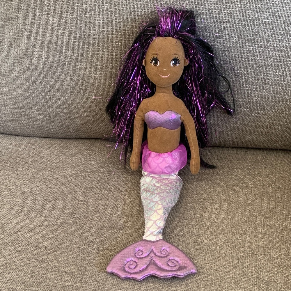 Sea Sparkles Sophia 17” Plush Mermaid Doll